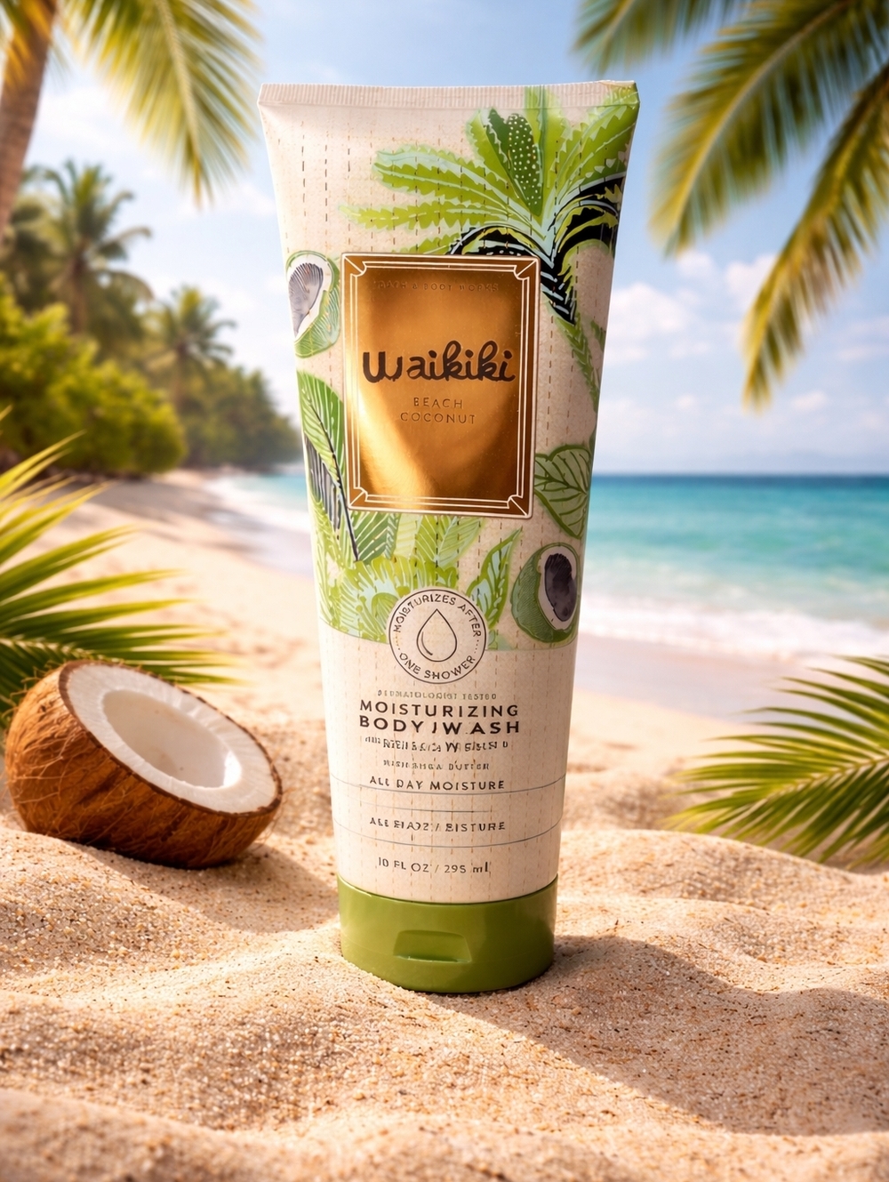 BATH & BODY WORKS WAIKIKI BEACH COCONUT BODY WASH